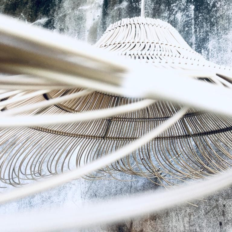 Tahiti Large Natural Rattan Flexi Cane Pendant Light - Lighting.co.za