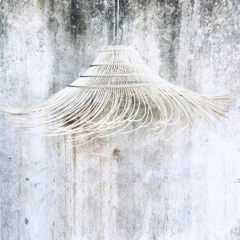 Tahiti Large Natural Rattan Flexi Cane Pendant Light - Lighting.co.za