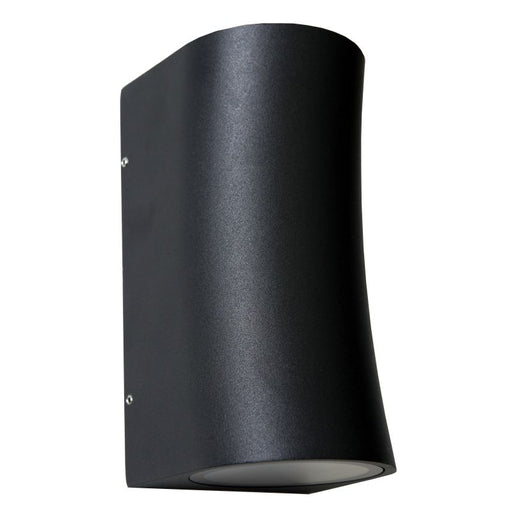 Olympia 10W LED Curved Round Up Down Outdoor Wall Light - Lighting.co.za