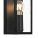 Amezola Black and Clear Glass Lantern Wall Light - Lighting.co.za