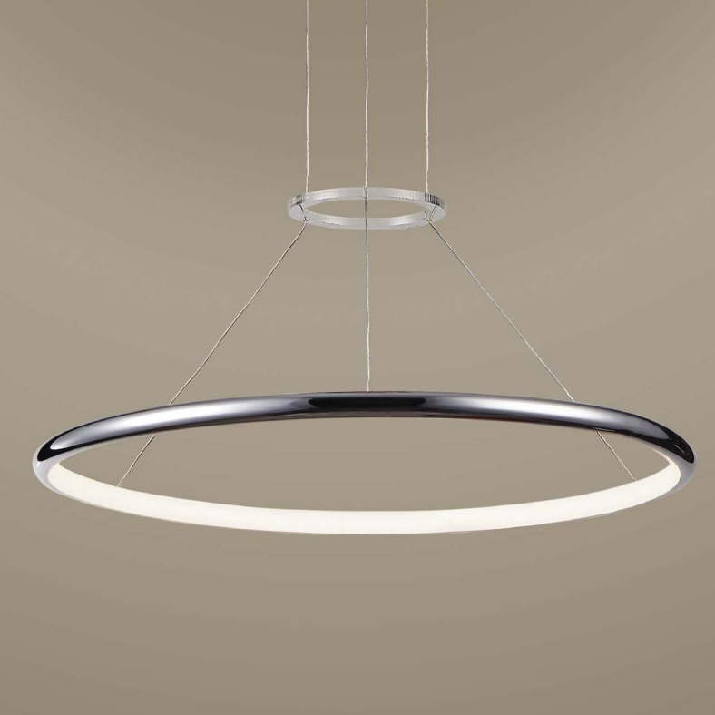 Anelli 1 Ring Chrome LED Pendant Light - Lighting.co.za