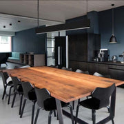 Avico Black | White Up Down Linear LED Slim Spazio Pendant Light - Lighting.co.za