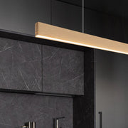 Avico Ash Wood Up Down Linear LED Slim Pendant Light - Lighting.co.za