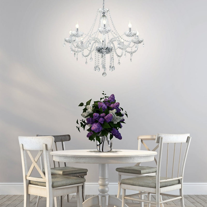 Basilano 8 | 12 | 18 Light Crystal Glass Chandelier - Lighting.co.za