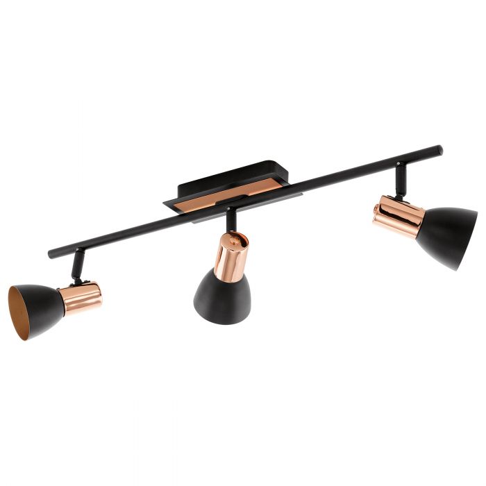 Barnham Adjustable GU10 Black Copper 3L Spotlight - Lighting.co.za