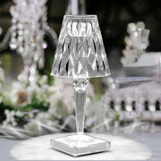 Dune Diamond Clear or Smoke Acrylic Rechargeable Table Lamp - Lighting.co.za