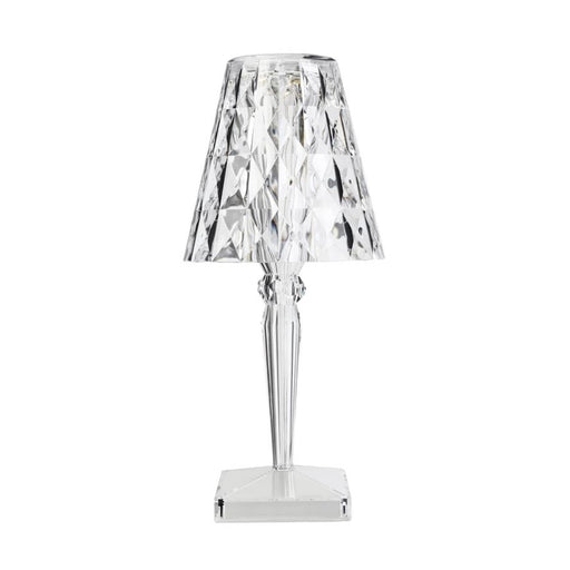 Dune Diamond Clear or Smoke Acrylic Rechargeable Table Lamp - Lamps - Lighting.co.za