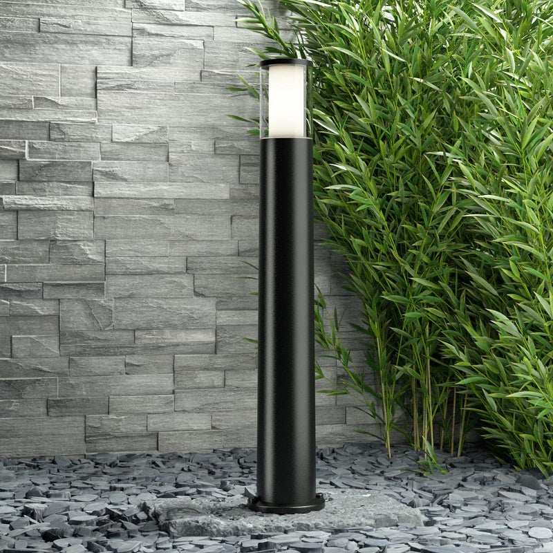 Fumagalli Carlo LED Black Outdoor Bollard Light 2 Sizes - Lighting.co.za