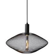 Sloan Black | Gold Wire Mesh Pendant Light - Lighting.co.za