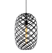 Nest Black | Gold Wire Geo Grid Pendant Light - Lighting.co.za
