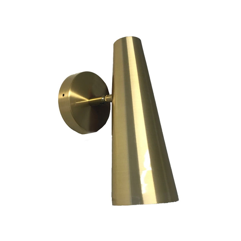 Rene Brass Look Funnel Wall Light - Lighting.co.za