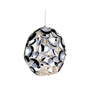 Minje 8 Light White Copper Chrome Cluster Pendant Light - Lighting.co.za