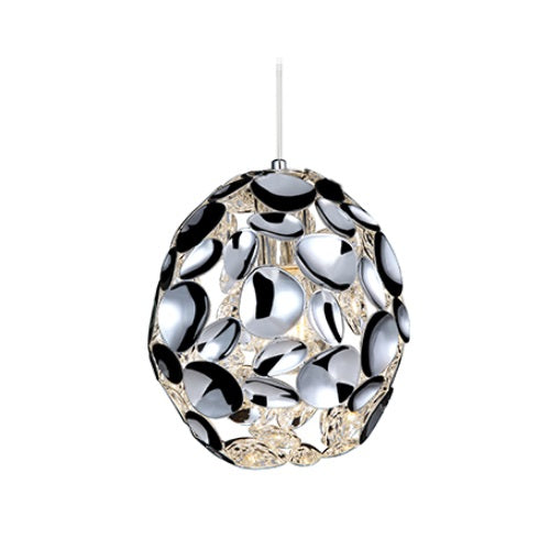 Minje White Copper Chrome Pendant Light - Lighting.co.za