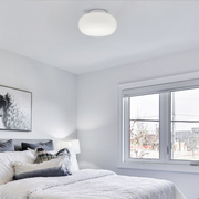 Comet White and Opal Glass Spazio Ceiling Light 2 Sizes - Lighting.co.za