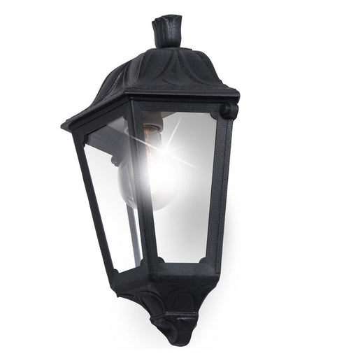 Fumagalli Daria Lesse Black Half Lantern Large Outdoor Wall Light - Lighting.co.za