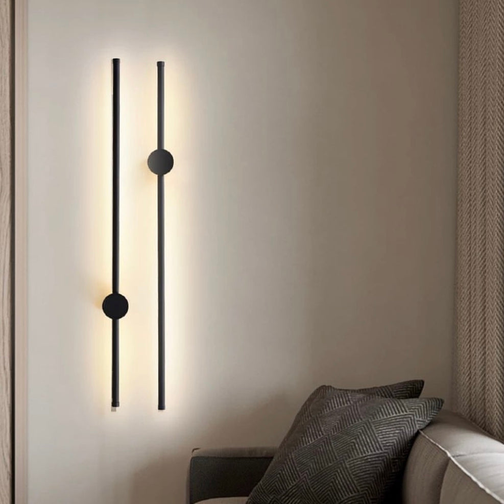 Dawn Black or White Slim LED Linear Wall Light — Lighting.co.za