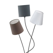 Maronda Black Three Shade Floor Lamp - Lighting.co.za