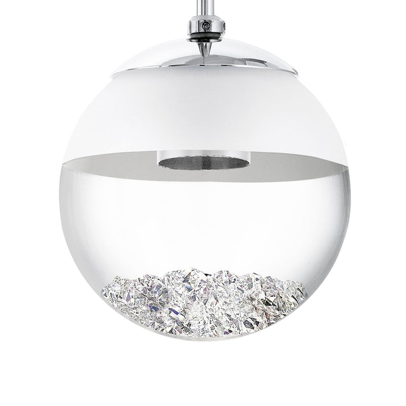 Montefio White and Clear Glass 1 | 3 Light LED Pendant Light - Lighting.co.za