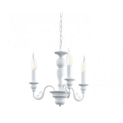Caposile 3 | 5 Light White Chandelier - Lighting.co.za