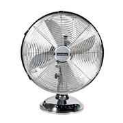 Kiki Copper | Chrome 4 Blade Desk Fan - Lighting.co.za