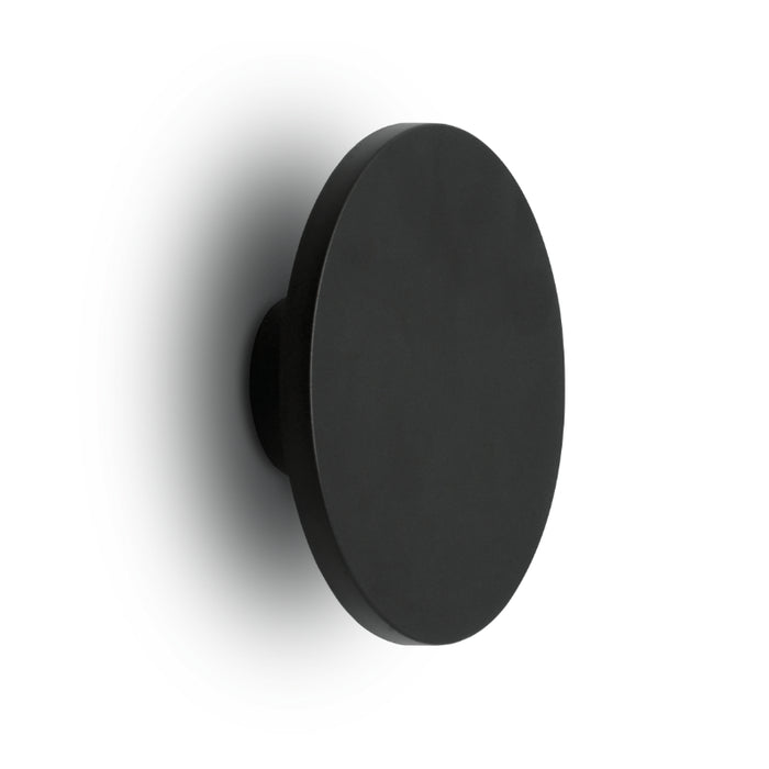 Focal Round Backlit LED Black or White Outdoor Wall Light - Lighting.co.za