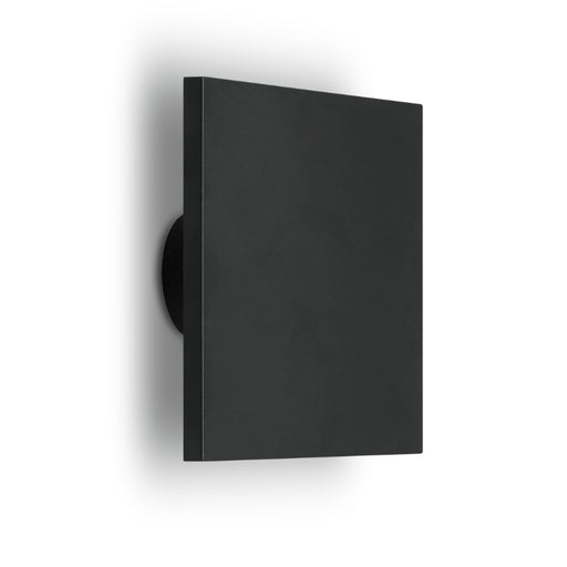 Focal Square Backlit LED Black or White Outdoor Wall Light - Lighting.co.za