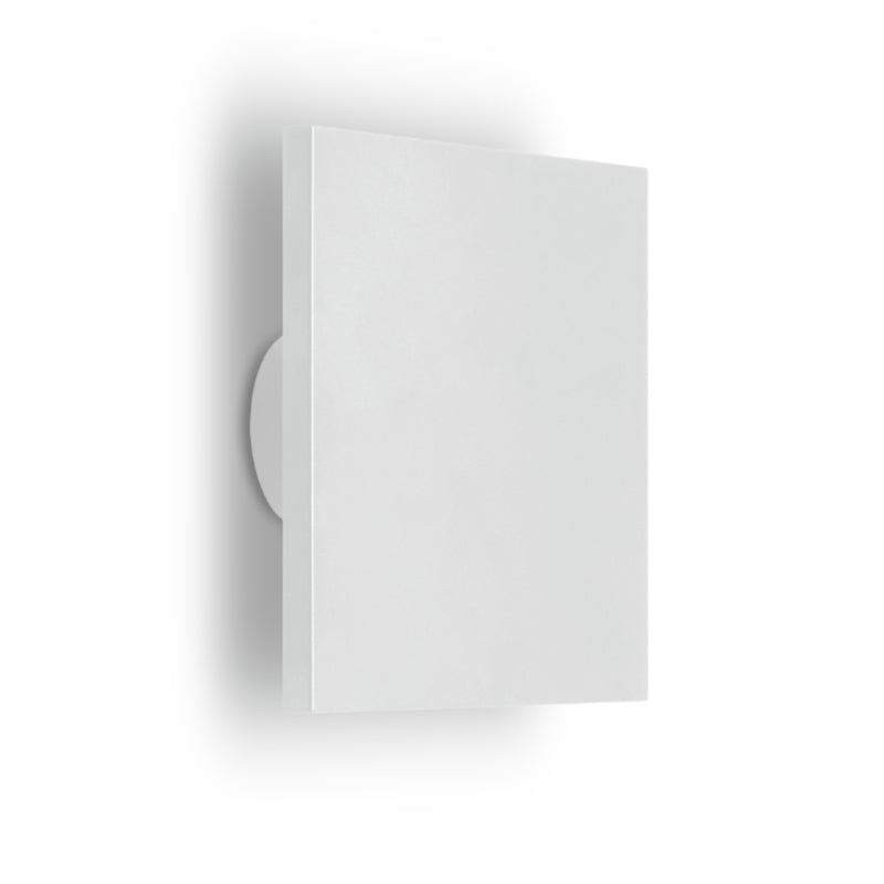 Focal Square Backlit LED Black or White Outdoor Wall Light - Lighting.co.za