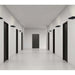 Fullhouse Black | White Uplight Spazio LED Wall Light 2 Sizes - Lighting.co.za