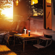 Galaxy 4 Watt LED Portable Black or White Rechargeable Table Lamp - Lighting.co.za