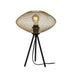 Sloan Black | Gold Wire Mesh Tripod Table Lamp - Lighting.co.za