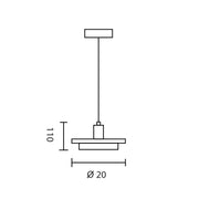 Ibiza Marble and Brass Look Pendant Light - Lighting.co.za