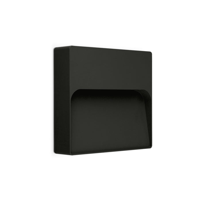 Intake Square Black | White Down Facing LED Outdoor Wall Light 2 Options - Lighting.co.za