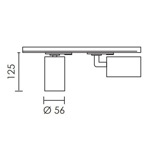 Kaapstad GU10 Black | White | Gold 3 Wire Track Spot Light - Lighting.co.za