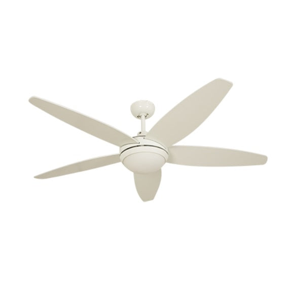 Lancer White 5 Blade Ceiling Fan - Lighting.co.za