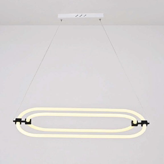 Zion Black and White Tube LED Pendant Light 2 Sizes - Lighting.co.za