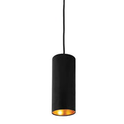 Solo Black Gold or White Spazio Tube Pendant Light - Lighting.co.za