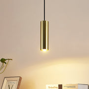 Helios Black Gold White Chrome Tube Pendant Light - Lighting.co.za