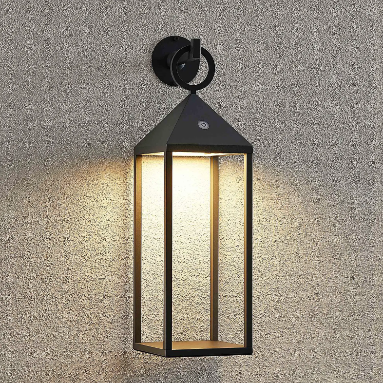 Lumiere Rechargeable Table Lantern or Outdoor Wall Light Touch Dim - Lighting.co.za