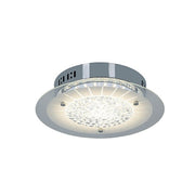 Mi Round Chrome and Crystal Glass LED Ceiling Light - Lighting.co.za