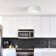 Milano Black | White | Grey Fabric Ceiling Light - Lighting.co.za