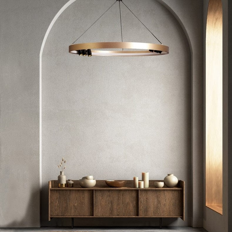 Monaco Gold Ring LED Pendant Light - Lighting.co.za