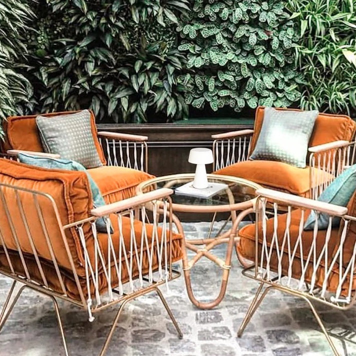 Montego LED Portable Black or White Rechargeable Table Lamp - Lighting.co.za