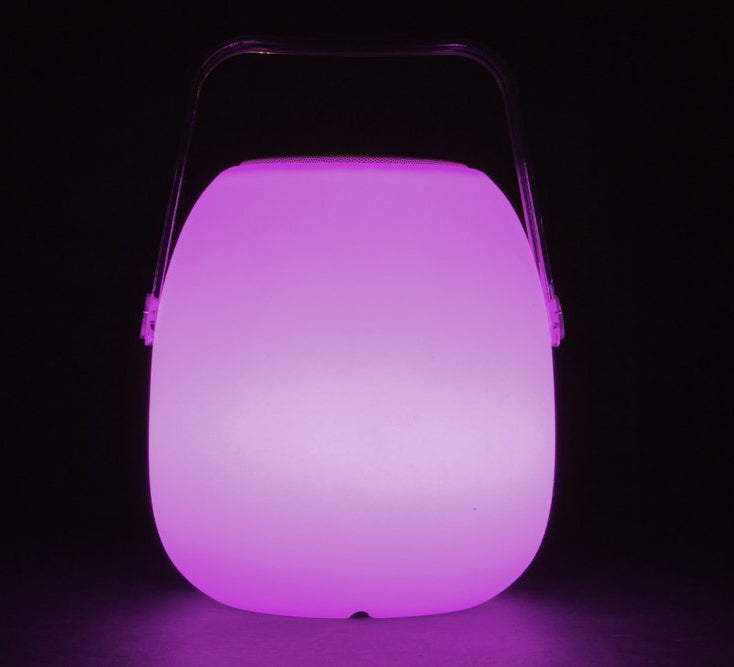Mooni Opal Speaker Lantern With Clear Handle - Lighting.co.za