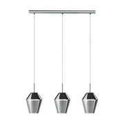 Murmillo 3L Smoke Glass and Chrome Cluster Pendant Light - Lighting.co.za