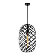Nest Black | Gold Wire Geo Grid Pendant Light - Lighting.co.za