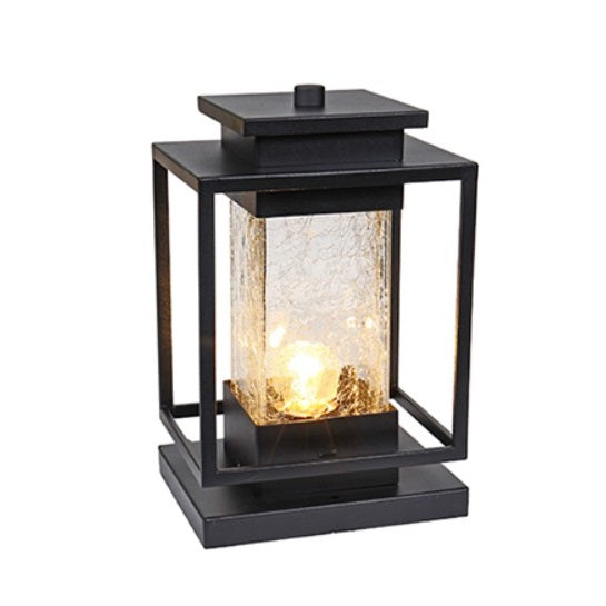 Osmo Rectangle Outdoor Lantern Pillar Light - Lighting.co.za