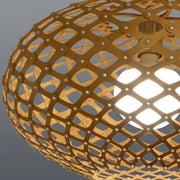 Poppy Oval Natural Plywood Pendant Light 2 Sizes - Lighting.co.za