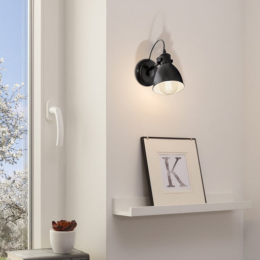 Priddy Black Wall Light - Lighting.co.za