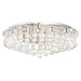 Eltham Chrome and Clear Crystal Ceiling Light - Lighting.co.za