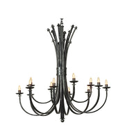 Bali 6|8|12 Light Antique Bronze Chandelier - Lighting.co.za